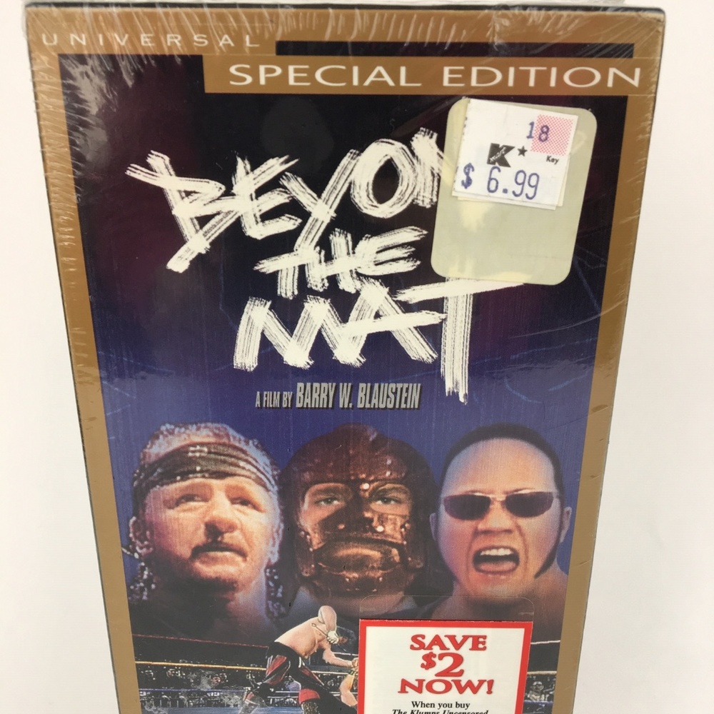 WWE Beyond the Mat Sealed VHS Wrestling Tape - Picture 1 of 6